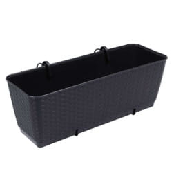Горшок пластиковый Flower pot  RATOLLA PW – anthracite, 12л