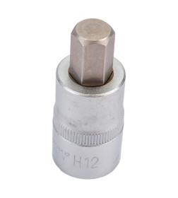 Головка торцевая 1/2" с вставкой-битой HEX 12х55 мм Jonnesway S09H412