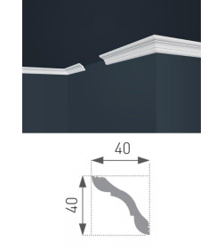Багет "LUX" потолочный E-41 (40/40)