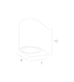 Светильник фасадный Arte Lamp DOPPIO A3502AL-1RI