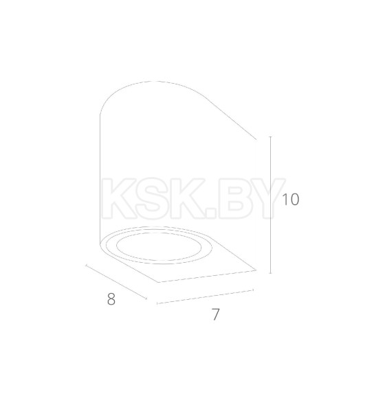 Светильник фасадный Arte Lamp DOPPIO A3502AL-1RI (A3502AL-1RI) 