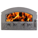 Дверка каминная ДКГ-5С-Э Зной крашен. со стеклом 470х300х119мм (ВхШхГ) (ДКГ-5С-Э) 