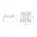 Мыльница настенная, стеклянная,цвет черный.IDDIS Slide арт.SLIBSG0i42 (SLIBSG0i42) 