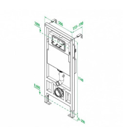 Инсталяция для подвесного унитаза IDDIS Neofix NEO0000I32