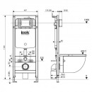 Инсталяция для подвесного унитаза IDDIS Profix PRO0000i32 (PRO0000i32) 