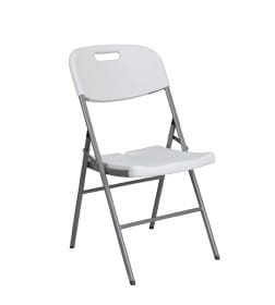 Стул складной 47х50х84мм, белый