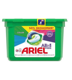 Капсулы для стирки Ariel Автомат Color, 18х23.8г