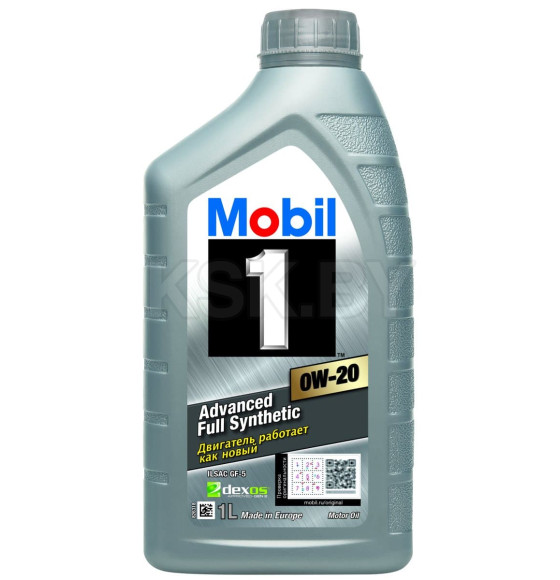 Масло моторное Mobil 1 0W-20, 1л (152560) 