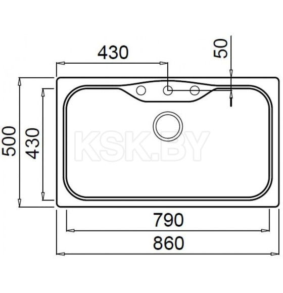 Мойка кухонная Elleci Fox 360 G68 Bianco Titano (Fox 360 G68 Bianco Titano) 