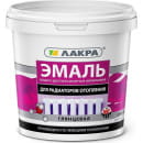 Эмаль для радиаторов Лакра акриловая белый глянец,  0,9 кг