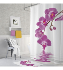 Штора для ванной без колец Tropikhome 180х200 ORCHID