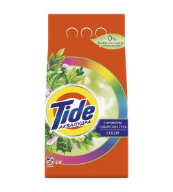 Стиральный порошок Tide Автомат с ароматом сибирских трав Color, 3кг