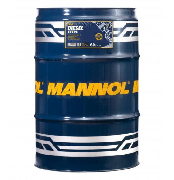 Моторное масло Mannol Diesel Extra 10W-40 CH-4/SL, 60л. (MN7504-60) 