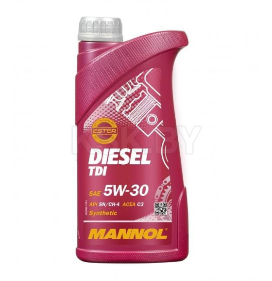 Моторное масло Mannol Diesel TDI 5W-30 SM/CF,1л. (MN7909-1) 