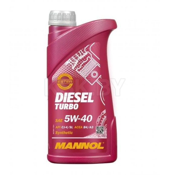 Моторное масло Mannol Diesel Turbo 5W-40 CI-4/SL, 1л. (MN7904-1) 