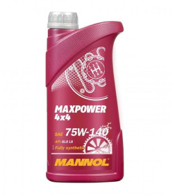 Трансмиссионное масло Mannol Maxpower 4x4 GL-5 75W-140, 1л.