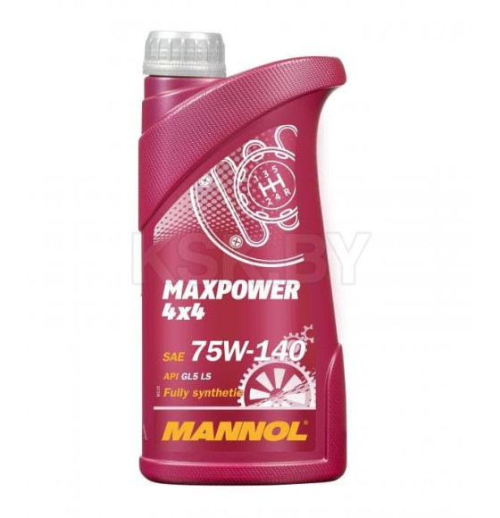 Трансмиссионное масло Mannol Maxpower 4x4 GL-5 75W-140, 1л. (MN8102-1) 