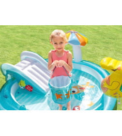 Надувной игровой центр Intex Аллигатор