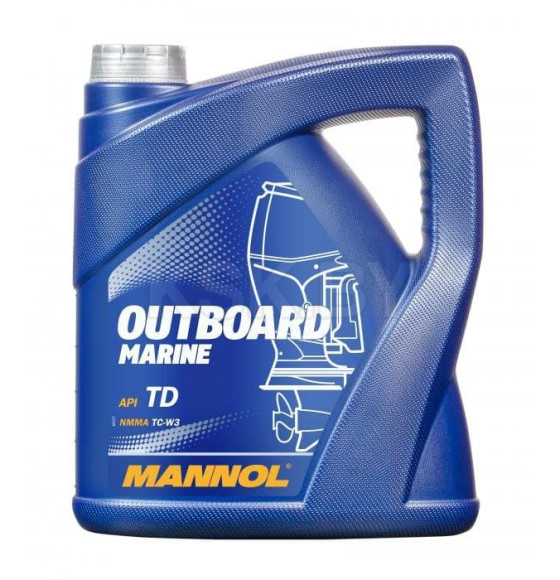 Моторное масло Mannol 2-Takt Outboard Marine API TD NMMA TC-W3, 4л. (MN7207-4) 