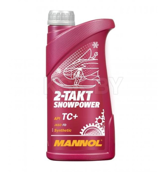 Моторное масло Mannol 2-Takt Snowpower TC+, 1л (MN7201-1) 