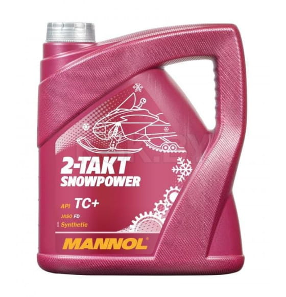 Моторное масло Mannol 2-Takt Snowpower TC+,  4л. (MN7201-4) 