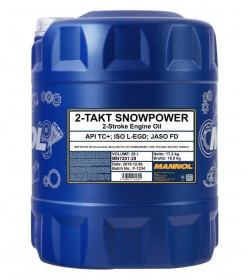 Моторное масло Mannol 2-Takt Snowpower TC+, 20л.