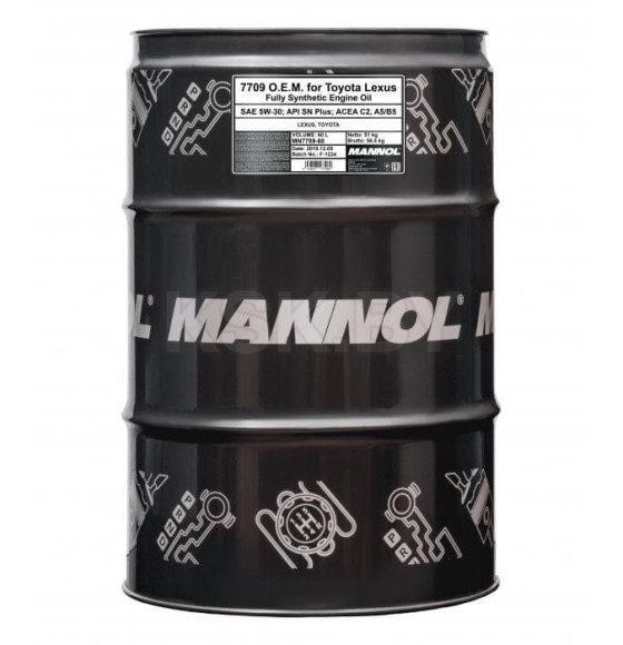 Моторное масло Mannol OEM 5W-30 SM/CF, 60л. (MN7709SP-60) 