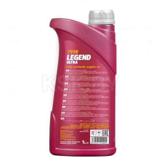 Моторное масло Mannol Legend Ultra 0W-20 SN Plus RC, 1л (MN7918-1) 