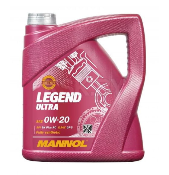 Моторное масло Mannol Legend Ultra 0W-20 SN Plus RC, 4л (MN7918-4) 