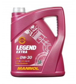 Моторное масло Mannol Legend Extra 0W-30 SN C2/C3, 5л.