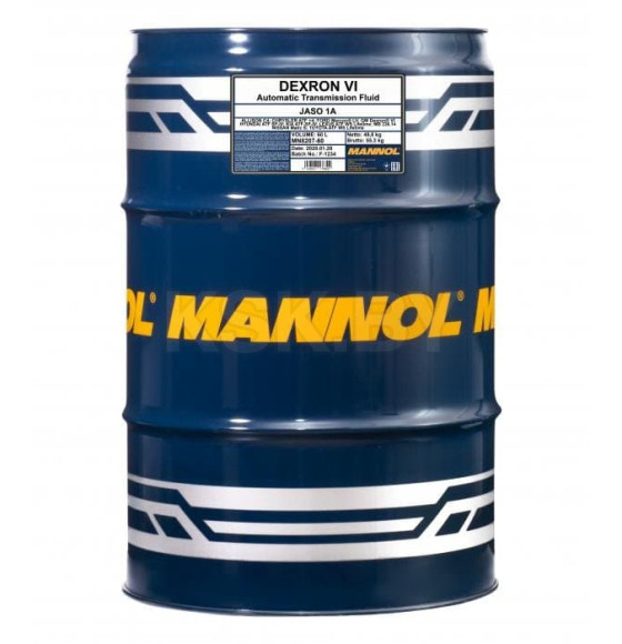 Трансмиссионное масло Mannol ATF Dexron VI, 60л. (MN8207-60) 