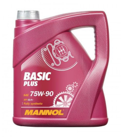 Трансмиссионное масло Mannol Basic Plus 75W-90 GL-4+, 4л.