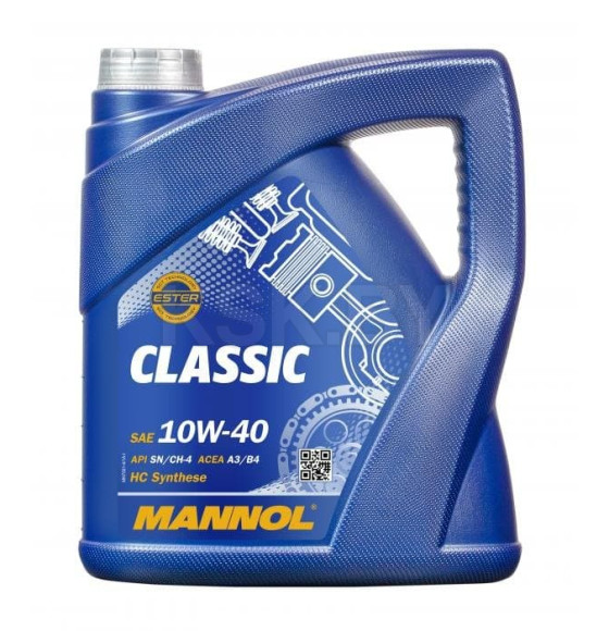 Моторное масло Mannol Classic 10W-40 SN/CH-4 4л. (MN7501-4) 