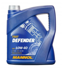 Моторное масло Mannol Defender 10W-40 SL, 4л.