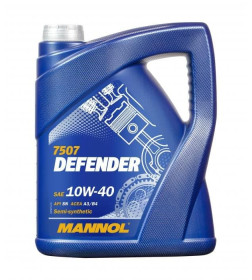 Моторное масло Mannol Defender 10W-40 SL, 5л.