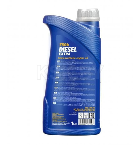 Моторное масло Mannol Diesel Extra 10W-40 CH-4/SL, 1л. (MN7504-1) 