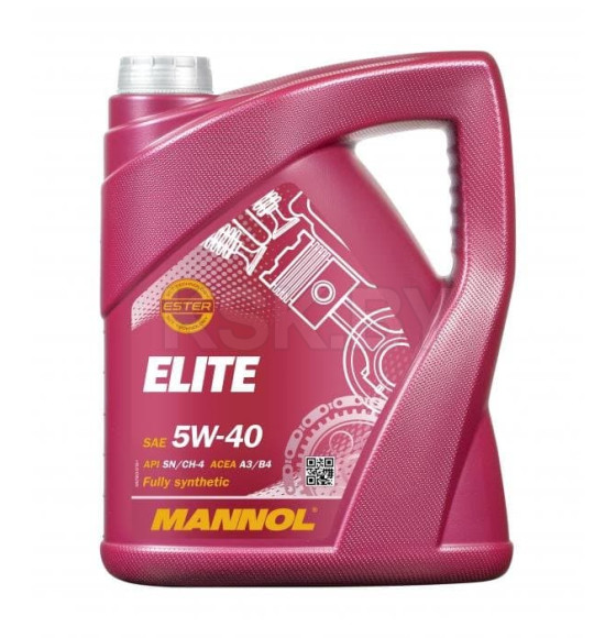 Моторное масло Mannol Elite 5W40 SN/CH4, 5л. (MN7903-5) 