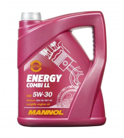 Моторное масло Mannol Energy Combi LL 5W-30 SN/CF, 5л.