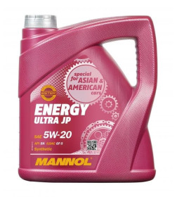 Моторное масло Mannol Energy Ultra JP 5W-20 API SN 4л.