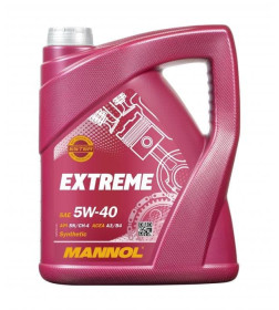 Моторное масло Mannol Extreme 5W-40 SN/CH4, 5л.