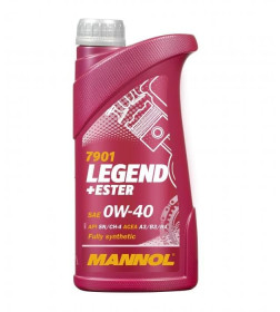 Моторное масло Mannol Legend+Ester 0W-40 SM/CF, 1л. 