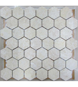 Мозаика Pietrine Beige Hexagon арт. 30128