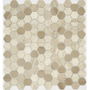 Мозаика Pietrine Hex Travertino, 295х280х6мм, арт.30126 (30126) 