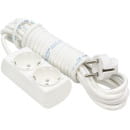 Удлинитель 2 розетки 3м с з/к белый BR-1552-315 Borsan (BR-1552-315) 