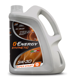 Масло моторное G-Energy Synthetic Super Start 5W-30 5л Промо