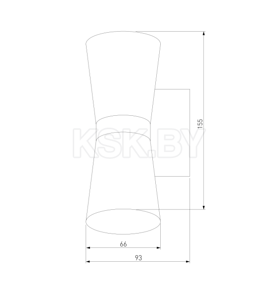 Настенный светодиодный светильник Viare LED 1003 12w IP20 4200К белый ES (a043954) 