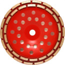 Чашка алмазная 230мм сегментная двухрядная Trio-diamond (TCW257) 