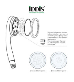 Душевая лейка IDDIS SPA1F00i18