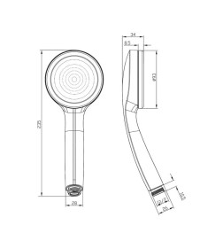 Душевая лейка IDDIS SPA1F00i18