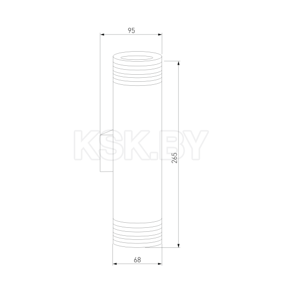 Светильник настенный светодиодный Selin LED белый, MRL 1004 (a043955) 